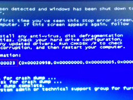无忧重装系统后电脑蓝屏提示代码0x00000023