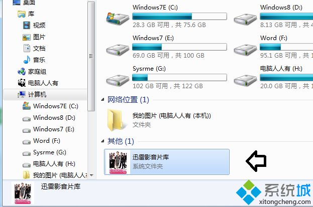 win7如何删除迅雷影音片库|win7彻底删除迅雷影音库的方法