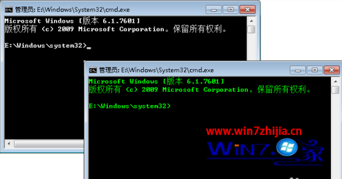 win7系统纯净版下更改DOS命令提示符操作界面字体颜色的方法 三联