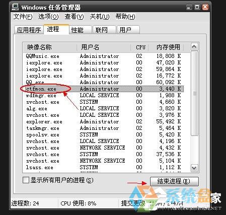 电脑公司Win7系统进程Ctfmon的作用