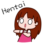 黑眼妹恋爱QQ表情包