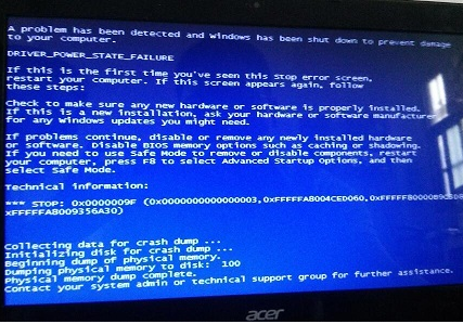 u大师u盘装系统后出现蓝屏0x0000009f怎么解决