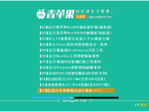 苹果MF855CH/A笔记本怎么用青苹果u盘装win7系统