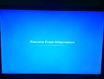 云骑士u盘装系统win8.1开机显示Resume from Hibernation怎么办