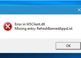 老毛桃u盘装系统win10提示Error in WSClient.dll错误的处理方法