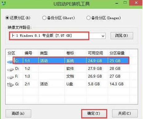 神舟战神gx8笔记本怎样用u启动u盘装win8.1系统