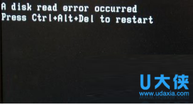 u盘装系统a disk read error occurred错误