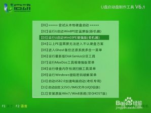 u启动u盘装win7系统图文教程
