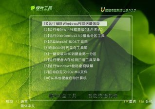 【U盘装系统】绿叶u盘启动盘制作软件v5.1维护版