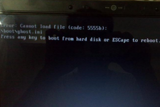 u大侠u盘装系统显示cannot load file怎么办