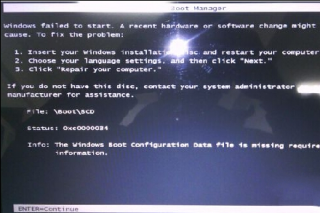 电脑出现黑屏0xc0000034怎么解决 如何用大番薯u盘装系统win7
