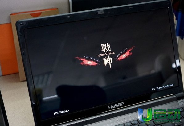 神舟K660D用u盘装win7系统