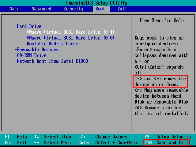 设置开机启动顺序(1)