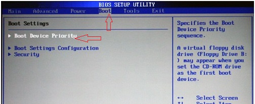 七彩虹主板笔记本BIOS设置u盘启动