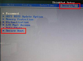 Thinkpad笔记本无法uefi启动进入pe