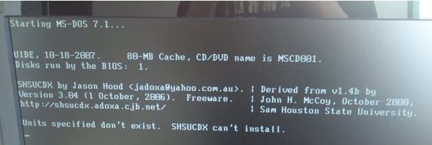 SHSUCDX can't install错误