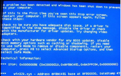 双显卡笔记本进入pe蓝屏0x000000B4