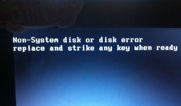 Non-system disk or disk error