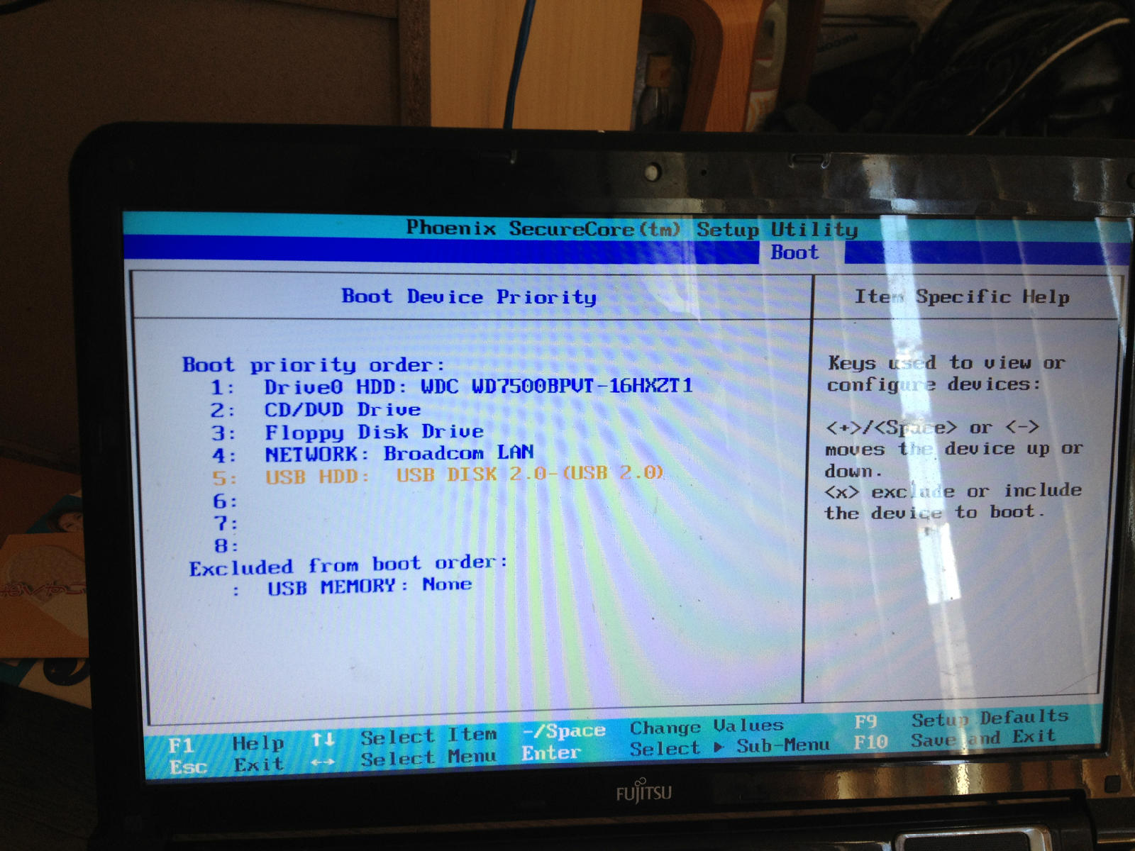 富士通lh532笔记本BIOS设置u盘启动(1)