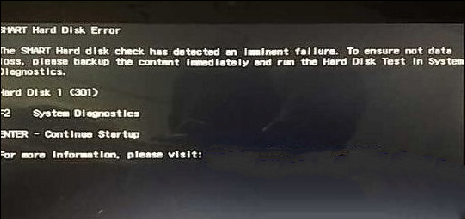 hard disk1(301)错误