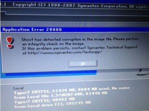 电脑店u盘装win7系统时出现application error 28000怎么办