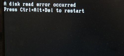 硬盘读取错误