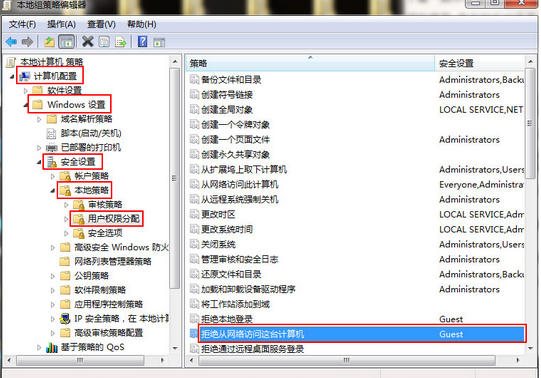 无权限访问网络资源(1)