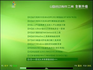 【U盘装系统】雨林木风u盘启动盘制作工具v4.1装机维护版