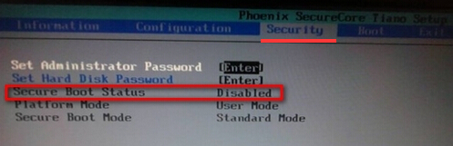 Secure Boot未正确配置(1)