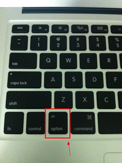 苹果macbook air设置u盘启动(1)