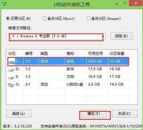 华硕u4000uq笔记本u盘装系统win8(2)