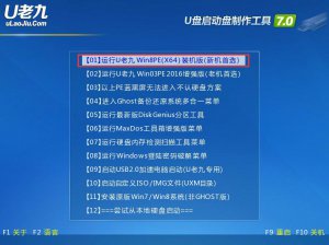 联想NEC LaVie GZ笔记本用u老九u盘装系统win7教程图解
