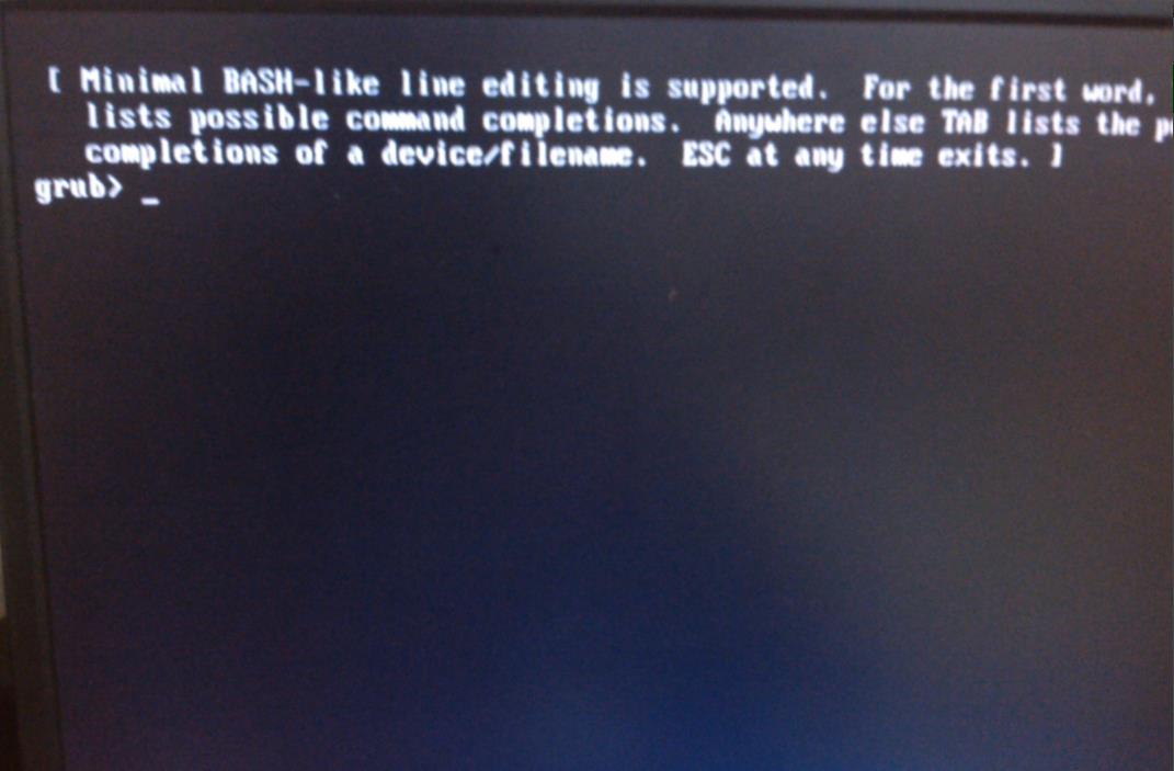 老毛桃u盘装系统后出现grub
