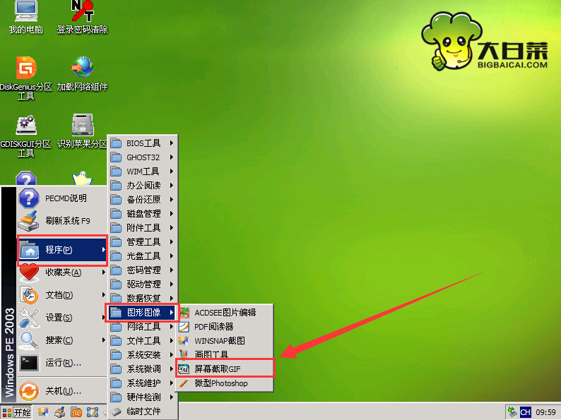 大白菜屏幕截取GIF工具(1)