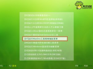 如何利用大白菜u盘工具不进pe系统测试内存