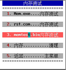 不进pe系统测试内存(5)