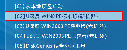 雷神笔记本用u深度u盘装win7