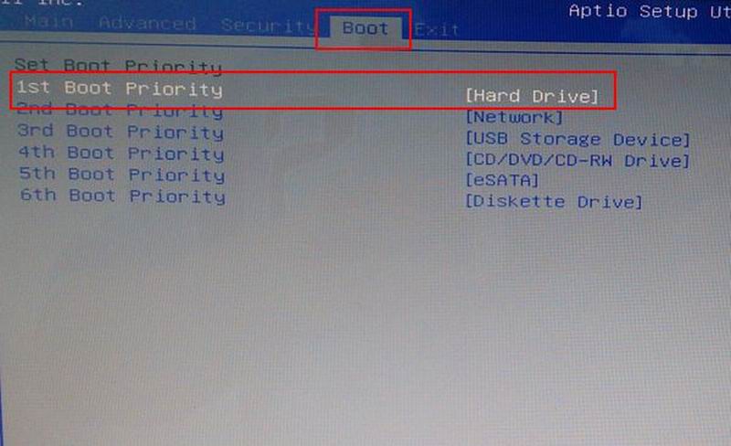 开机启动项为u盘启动(1)