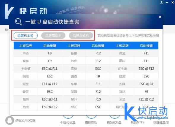 查询启动快捷键(1)