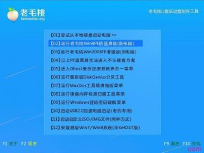 老毛桃u盘装win7系统操作流程