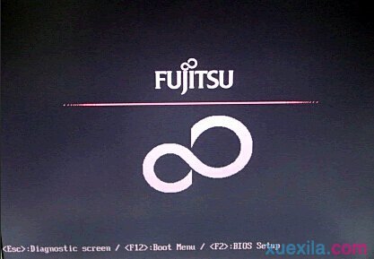 富士通ah544笔记本设置u盘启动