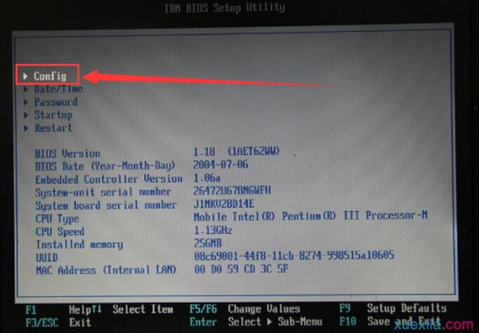 IBM笔记本设置u盘启动(1)