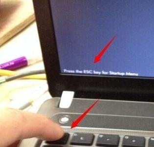 惠普笔记本设置u盘启动
