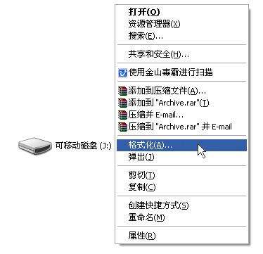 u盘格式化和快速格式化的区别(1)